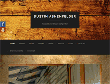 Tablet Screenshot of dustinashenfelder.com